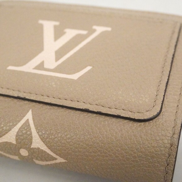 Louis Vuitton Monogram Empreinte Two-Tone Wallet Portefeuille M82370 Tourtere...